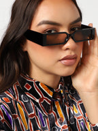 Black Rectangular Sunglasses