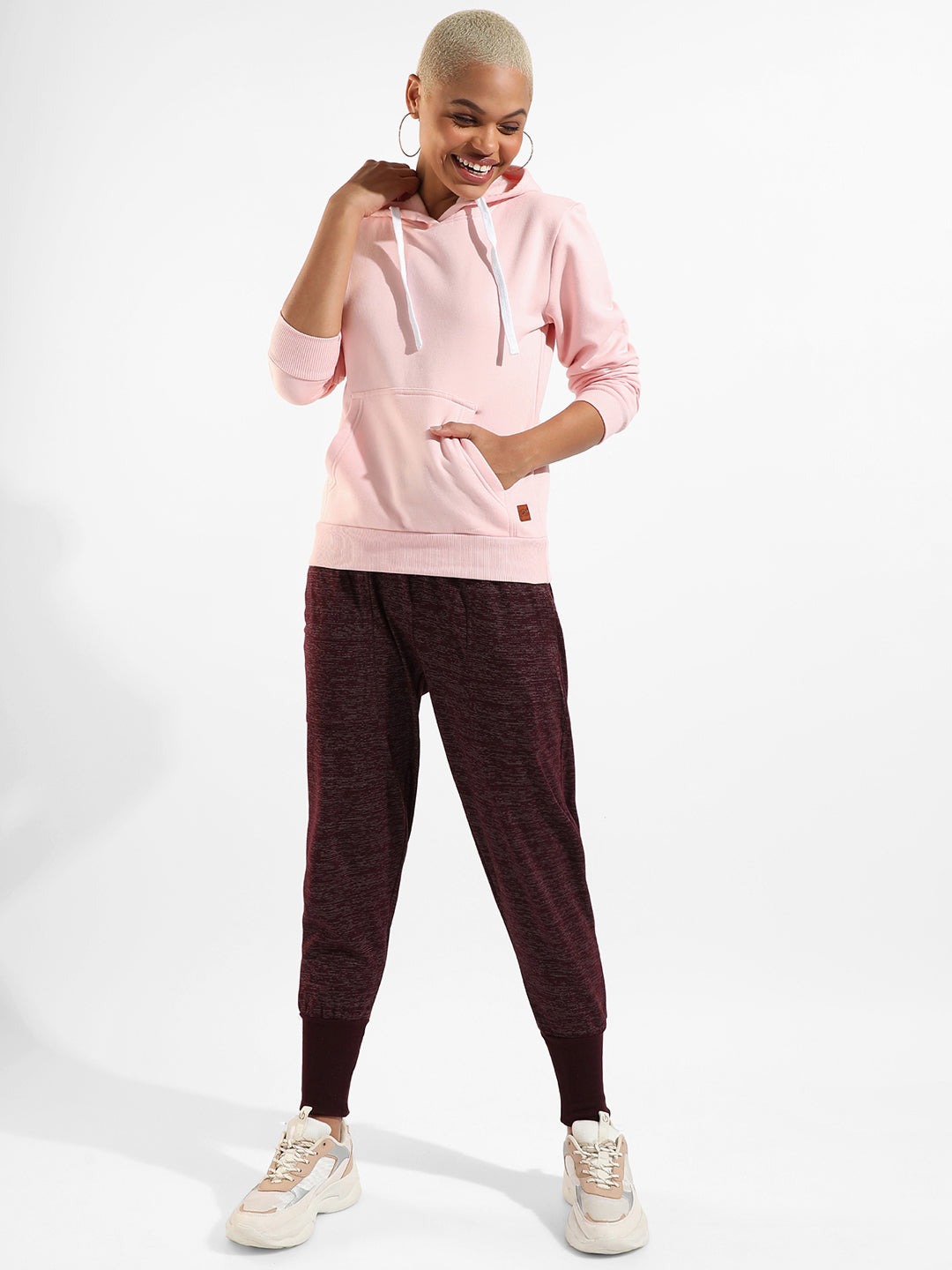 Cotton Solid Regular Fit Tracksuit For Casual Wear