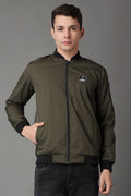 Stylox Regular Fit Full Sleeve Solid Windcheater Jacket for Men
