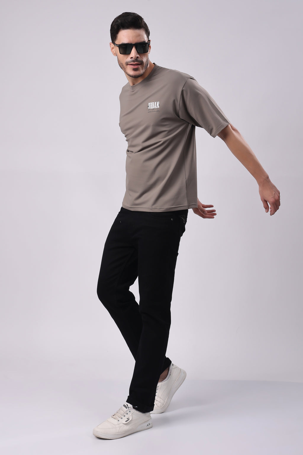 Stylox Men's Round Neck Half Sleeve Printed Casual T-Shirt