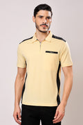 Stylox Men's Half Sleeve Casual Solid T-Shirt