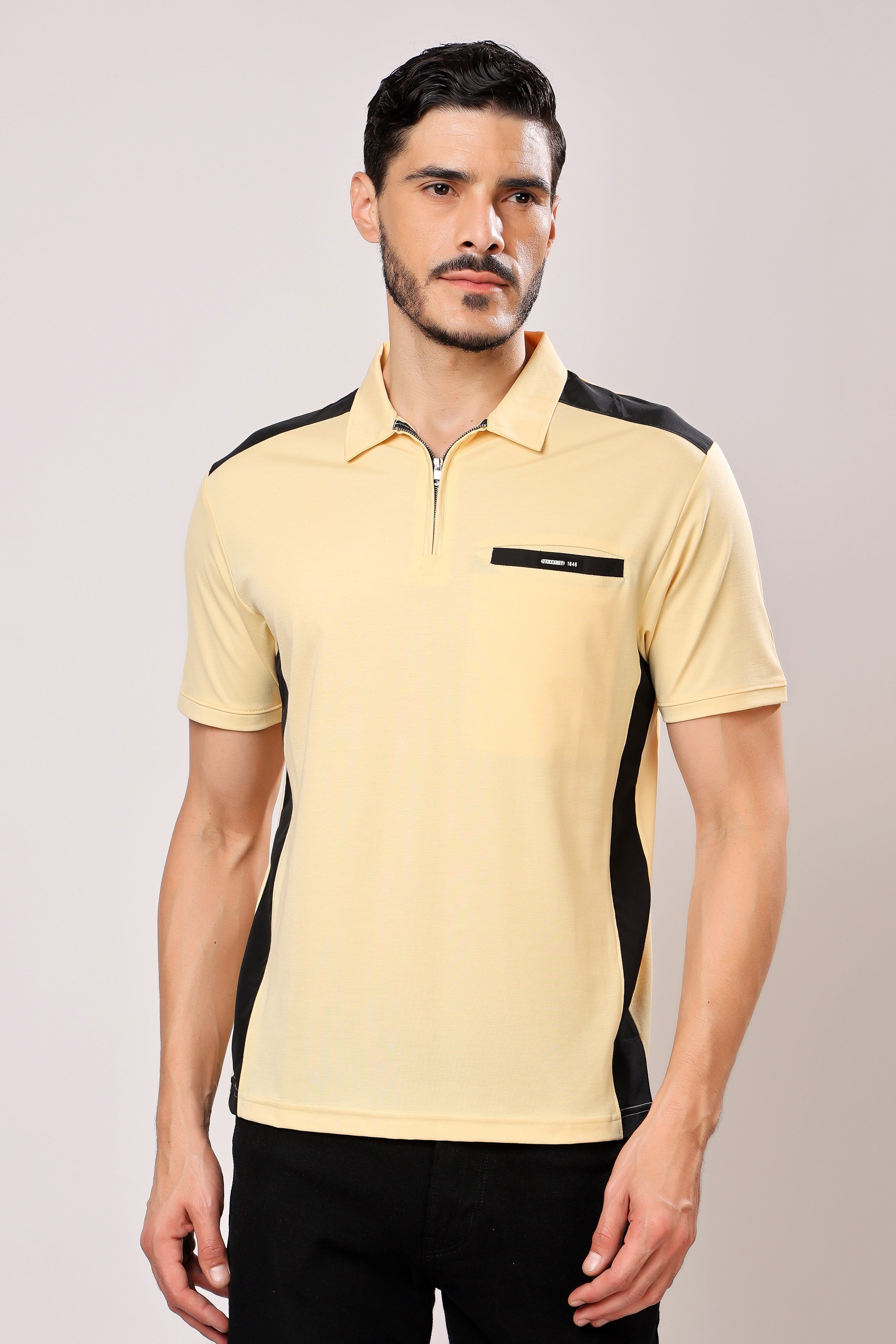 Stylox Men's Half Sleeve Casual Solid T-Shirt