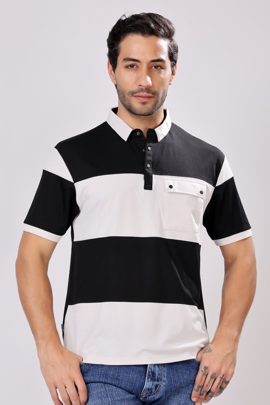 Stylox Men's Half Sleeve Casual Solid T-Shirt
