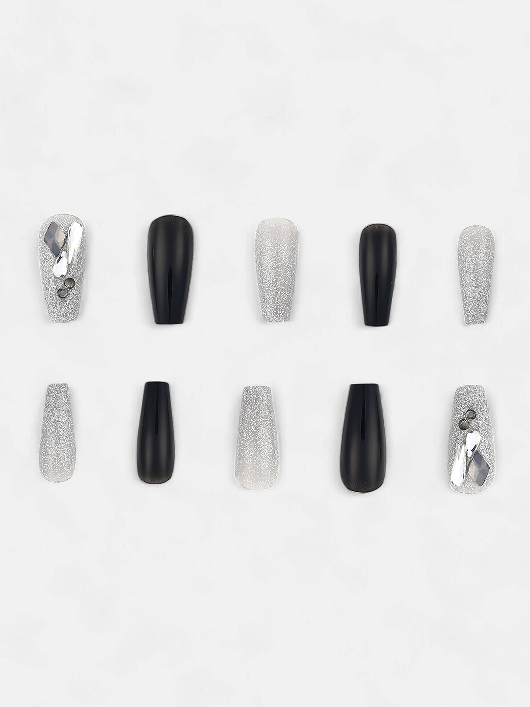 The Frost Press-On Nails - Moon Grey