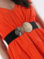 Haute Sauce The Lilypad Elastic Belt - Raven Black