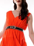 Haute Sauce The Mariner Buckle Belt - Raven Black
