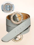 Haute Sauce The Celeste Buckle Belt - Powder Blue