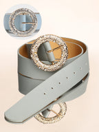 Haute Sauce The Celeste Buckle Belt - Powder Blue