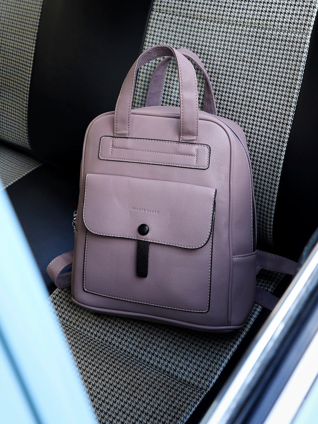 Top Handle Backpack - Nude Pink