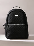 Haute Sauce The Checkered Curve Backpack - Onyx Black