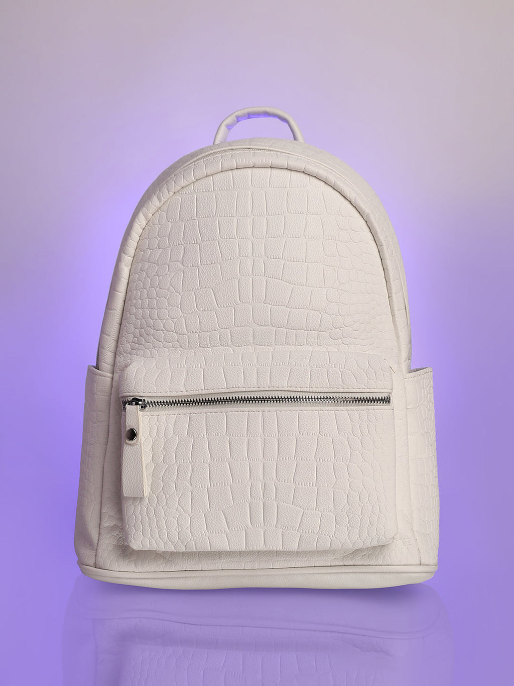 Haute Sauce The Scale Curve Backpack - Daisy White