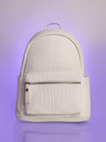 Haute Sauce The Scale Curve Backpack - Daisy White