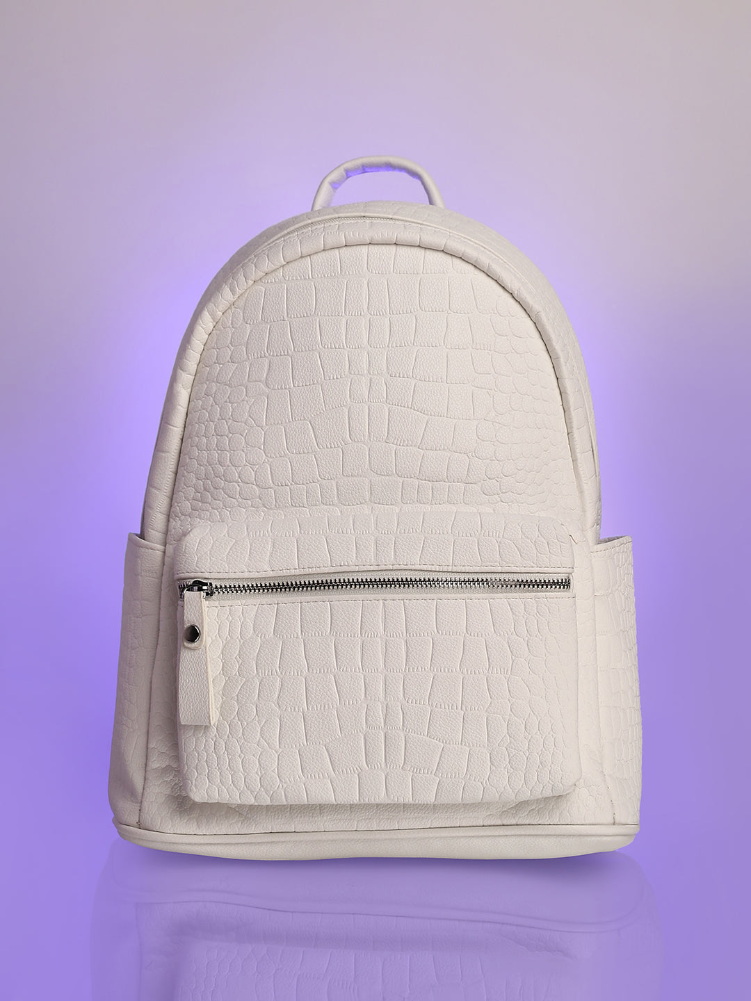 Haute Sauce The Scale Curve Backpack - Daisy White
