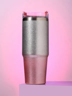 Haute Sauce The Ombre Glimmer Sipper (890 Ml) - Blush Pink