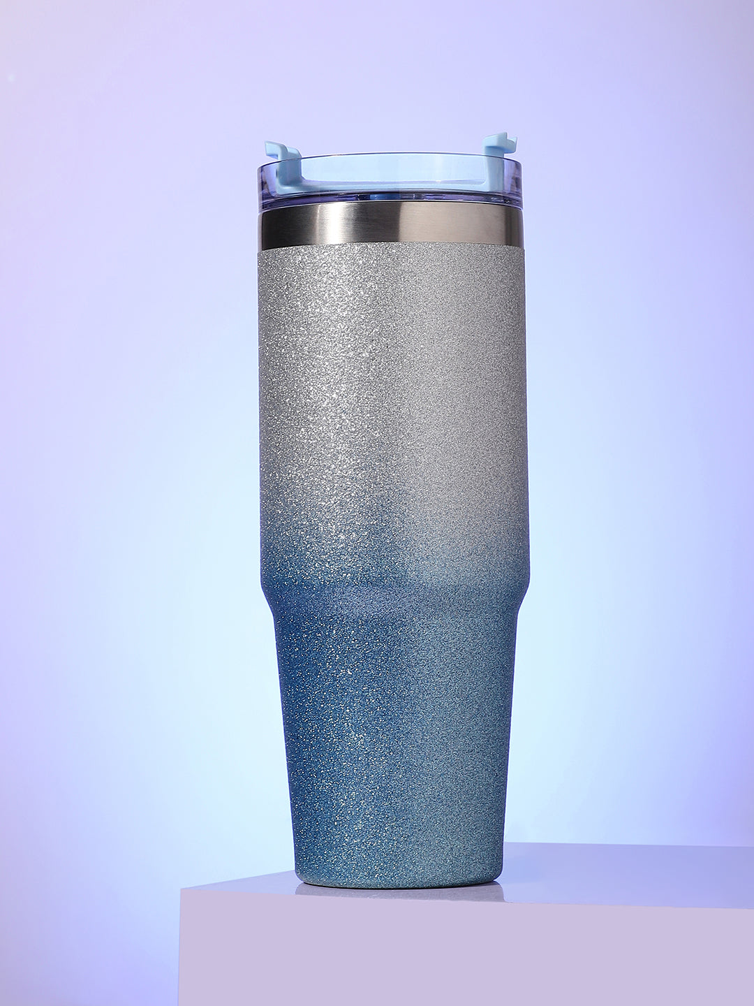 Haute Sauce The Ombre Glimmer Sipper (890 Ml) - Icy Blue