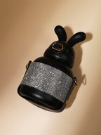 Haute Sauce The Disco Rabbit Crossbody Sipper (580 Ml) - Onyx Black