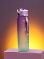 The Hydration Itinerary Sipper (900 Ml) - Amethyst Purple & Sky Blue