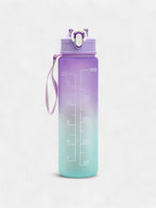 Haute Sauce The Hydration Itinerary Sipper (900 Ml) - Amethyst Purple & Sky Blue