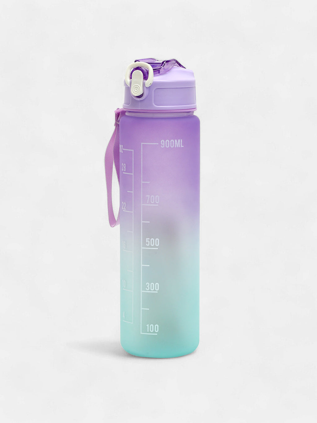 The Hydration Itinerary Sipper (900 Ml) - Amethyst Purple & Sky Blue