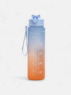 Haute Sauce The Hydration Itinerary Sipper (900 Ml) - Powder Blue & Pumpkin Orange