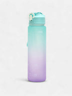 Haute Sauce The Hydration Itinerary Sipper (900 Ml) - Aqua Green & Amethyst Purple