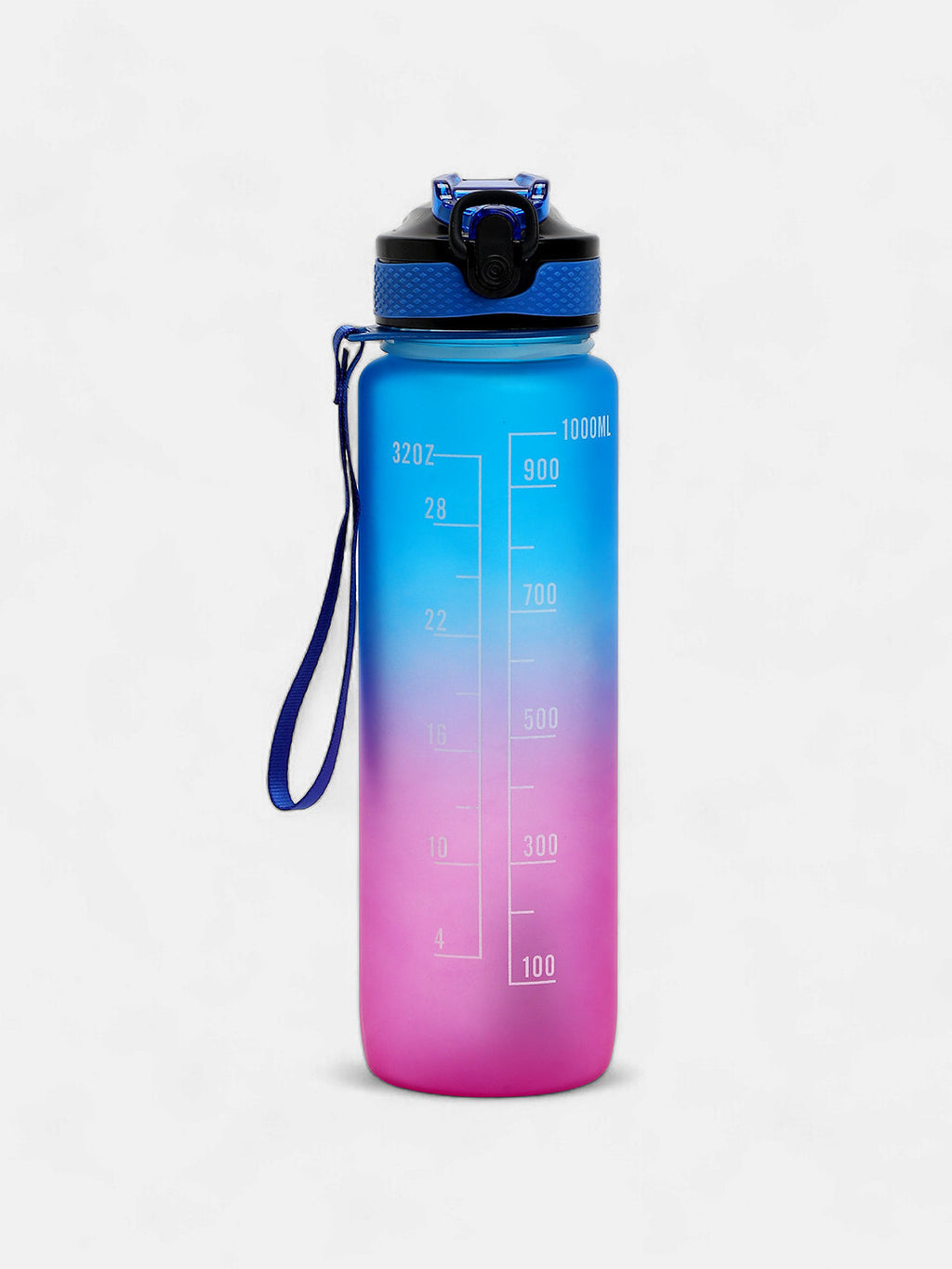 Haute Sauce The Hydration Itinerary Sipper (1000 Ml) - Indigo Blue & Amethyst Purple