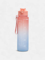 The Hydration Itinerary Sipper (900 Ml) - Peach Pink & Sky Blue