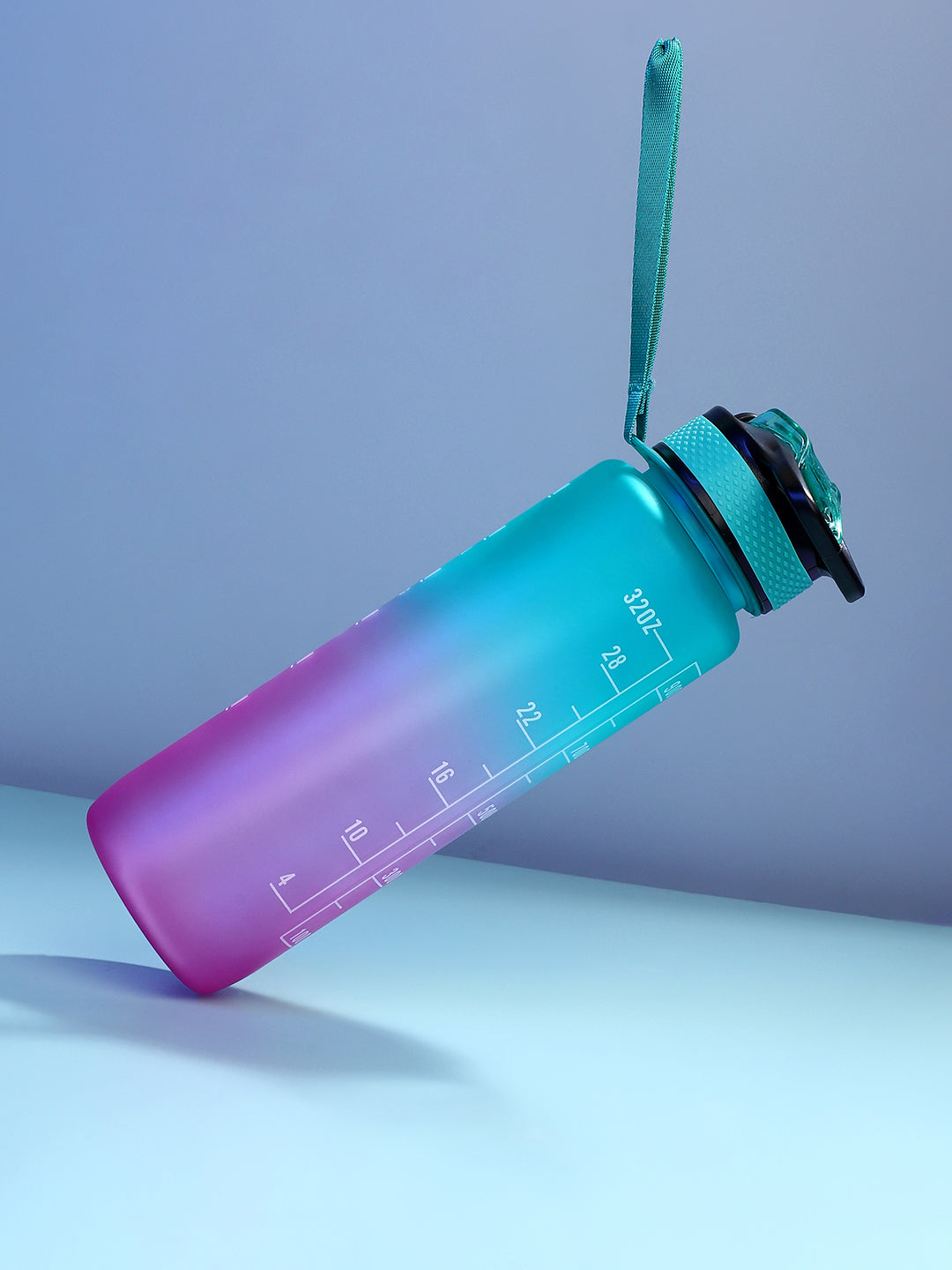 Haute Sauce The Hydration Itinerary Sipper (1000 Ml) - Forest Green & Amethyst Purple