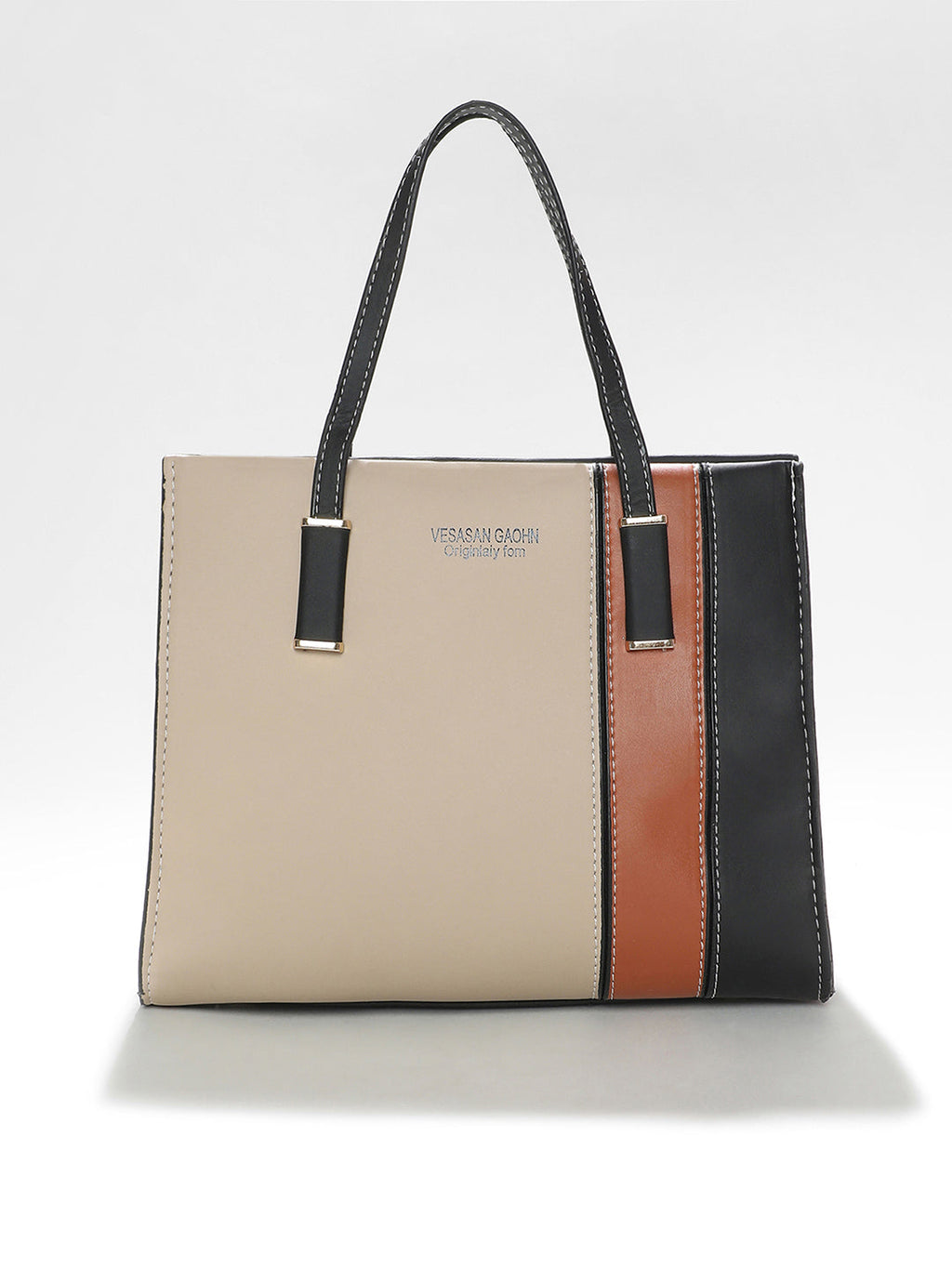 Big Tri Colour Tote Bag