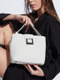 Pure Perfection White Bucket Bag