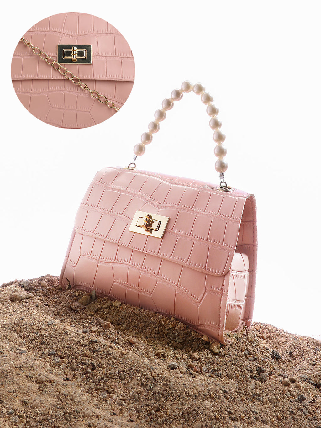 Haute Sauce The Belle Micro Hand Bag - Blush Pink