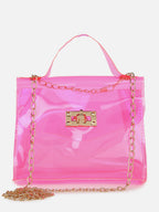 Eve Pink Transparent Mini Bag