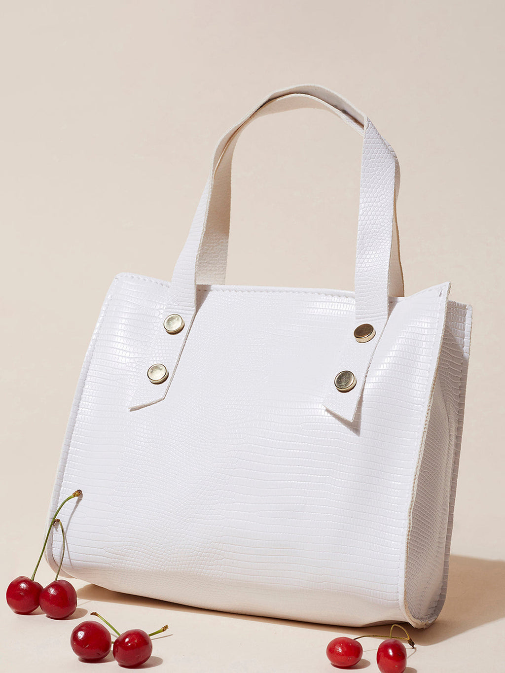 Haute Sauce Naomi White Handbag