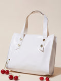 Haute Sauce Naomi White Handbag