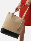 Haute Sauce Mabel Black & Cream Tote Bag