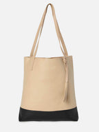 Haute Sauce Mabel Black & Cream Tote Bag