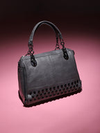 Studded Handbag - Grey