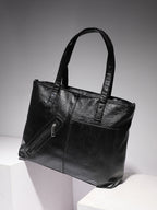 Asymmetrical Everyday Bag - Black