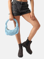 Wire Handbag - Light Blue