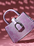 Ombre Scale Handbag - Purple