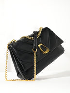 Quilted Chain Handbag - Black