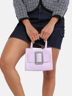 Buckle Mini Handbag - Lilac