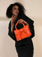 Bow Mini Handbag - Orange