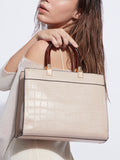 Everyday Scale Handbag - Beige