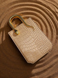 Haute Sauce The Gilded Viper Hand Bag - Khaki Beige