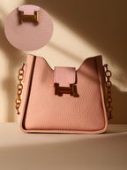Haute Sauce The Monogram Small Shoulder Bag - Baby Pink