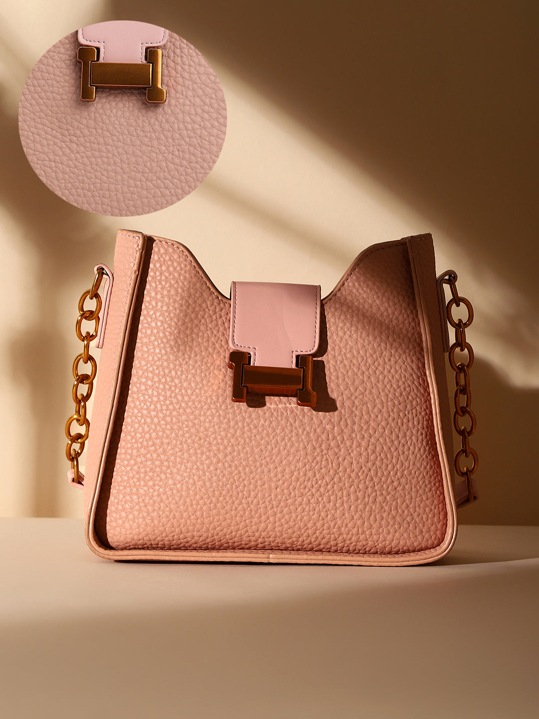 Haute Sauce The Monogram Small Shoulder Bag - Baby Pink