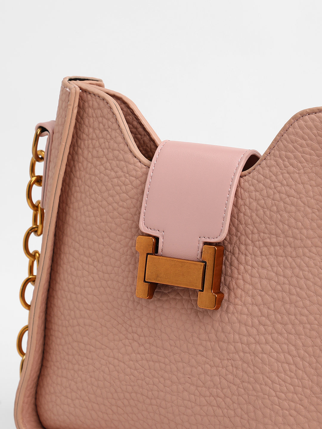 Haute Sauce The Monogram Small Shoulder Bag - Baby Pink