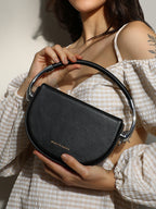 Haute Sauce The Semi Hand Bag - Midnight Black