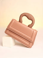 Haute Sauce The Caldera Frost Hand Bag - Chocolate Brown